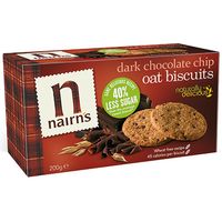 Nairns Oat Biscuits - Dark Choc Chip (Wheat Free)